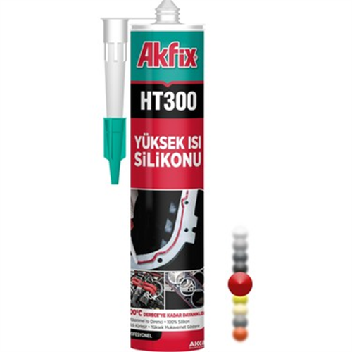 KIRMIZI YÜKSEK ISI SİLİKON RTV AKFİX 280 ML / 24